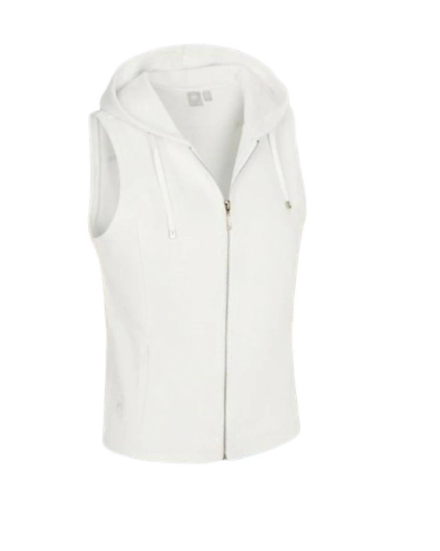 NUSPORT Women's Malibu Hoodie Vest in sea salt - women's jacket