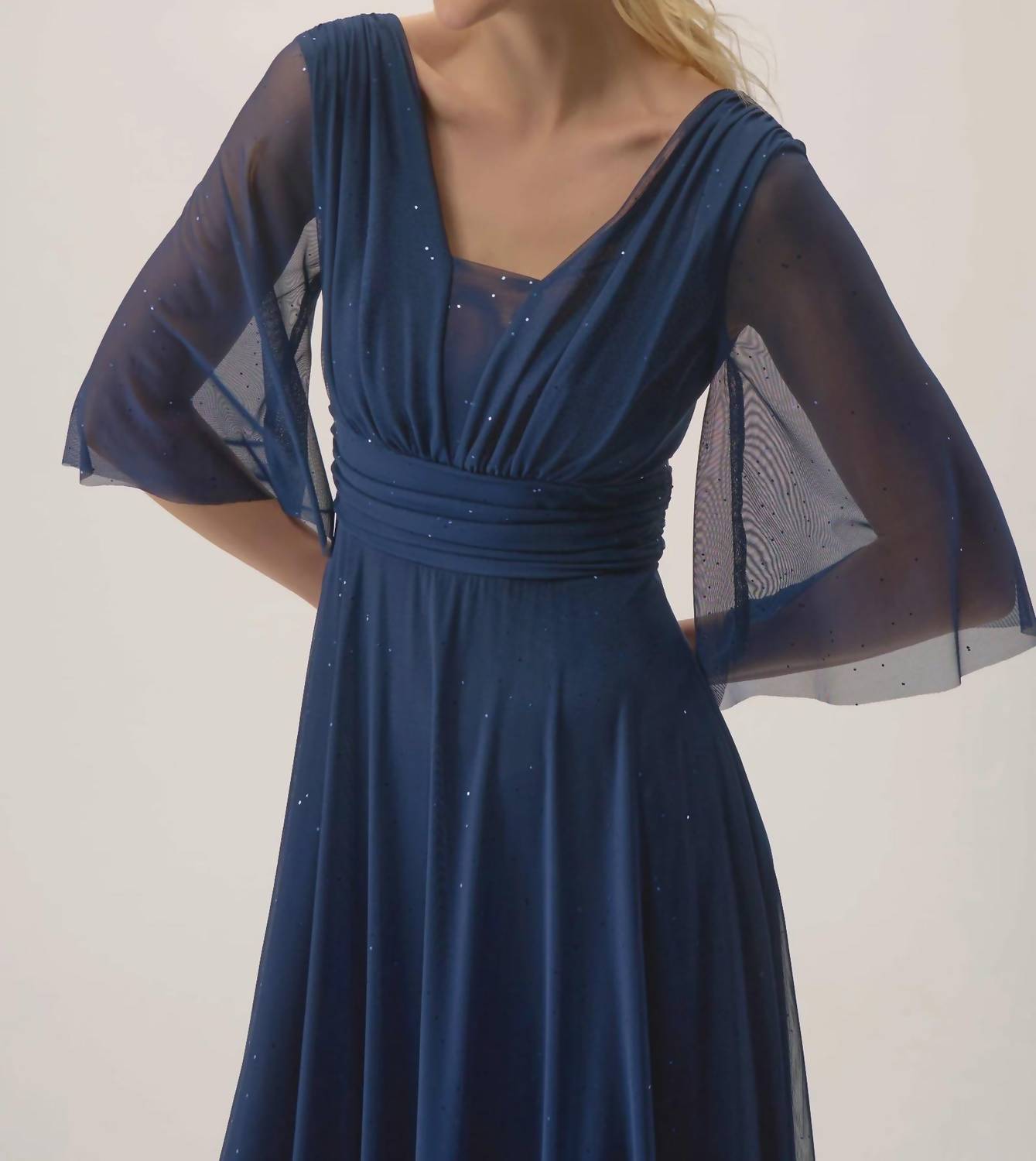 Joseph Ribkoff - Sparkle Mesh A-line Gown