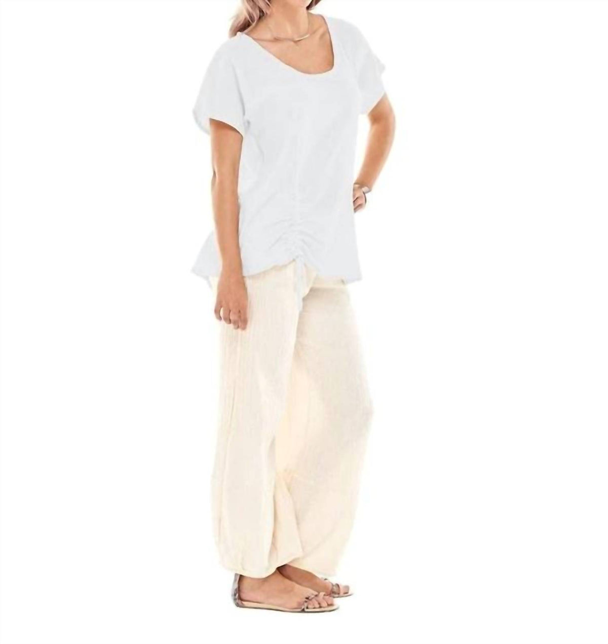 Oh My Gauze! - Ana Rouching Top