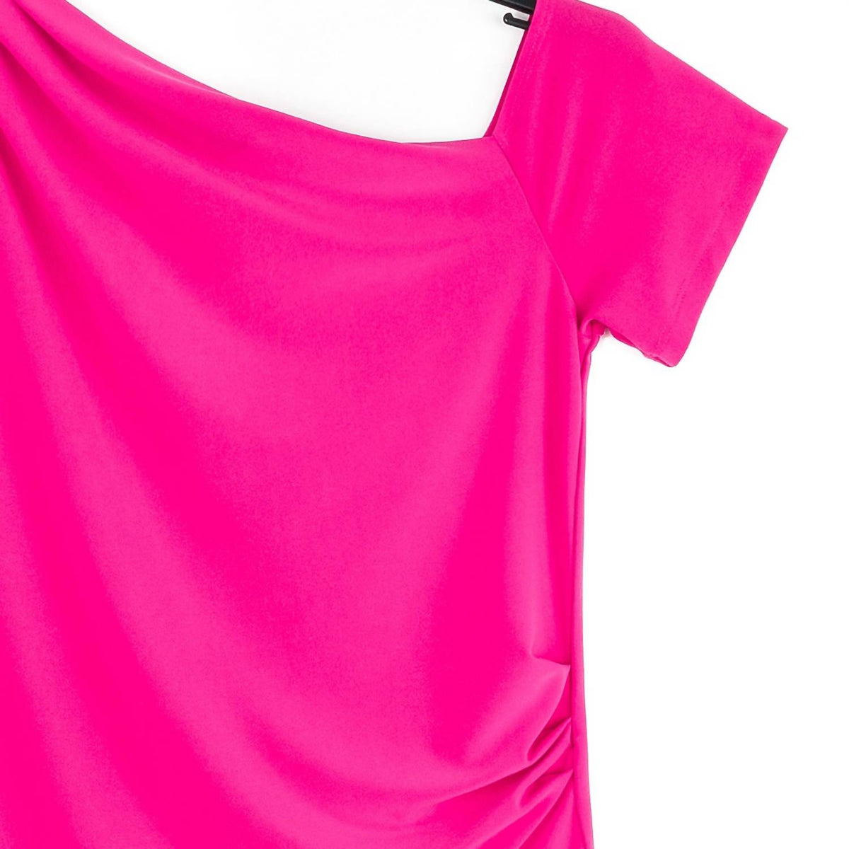 Clara Sunwoo - Angular Drape Neck Off Shoulder Top