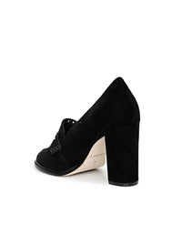 L'Agence Women's Bea Penny Loafer Pump in soft black - women's heels - view 4