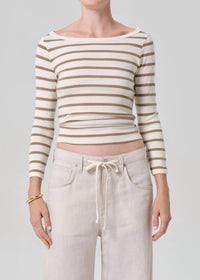 Citizens Of Humanity - Boat Neck Slim Tee