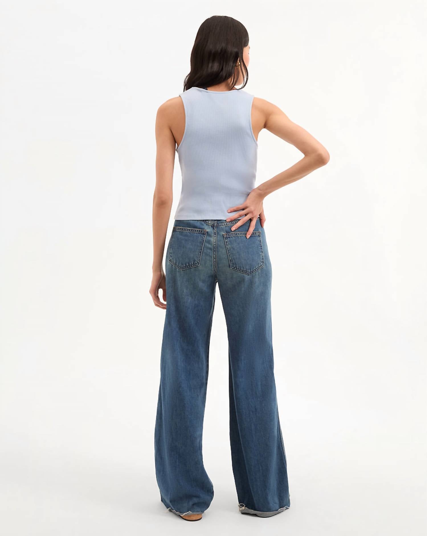 Veronica Beard - Kasey Mid Rise Wide-leg Jean