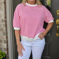 Zenana - Ally Stripe Shirt