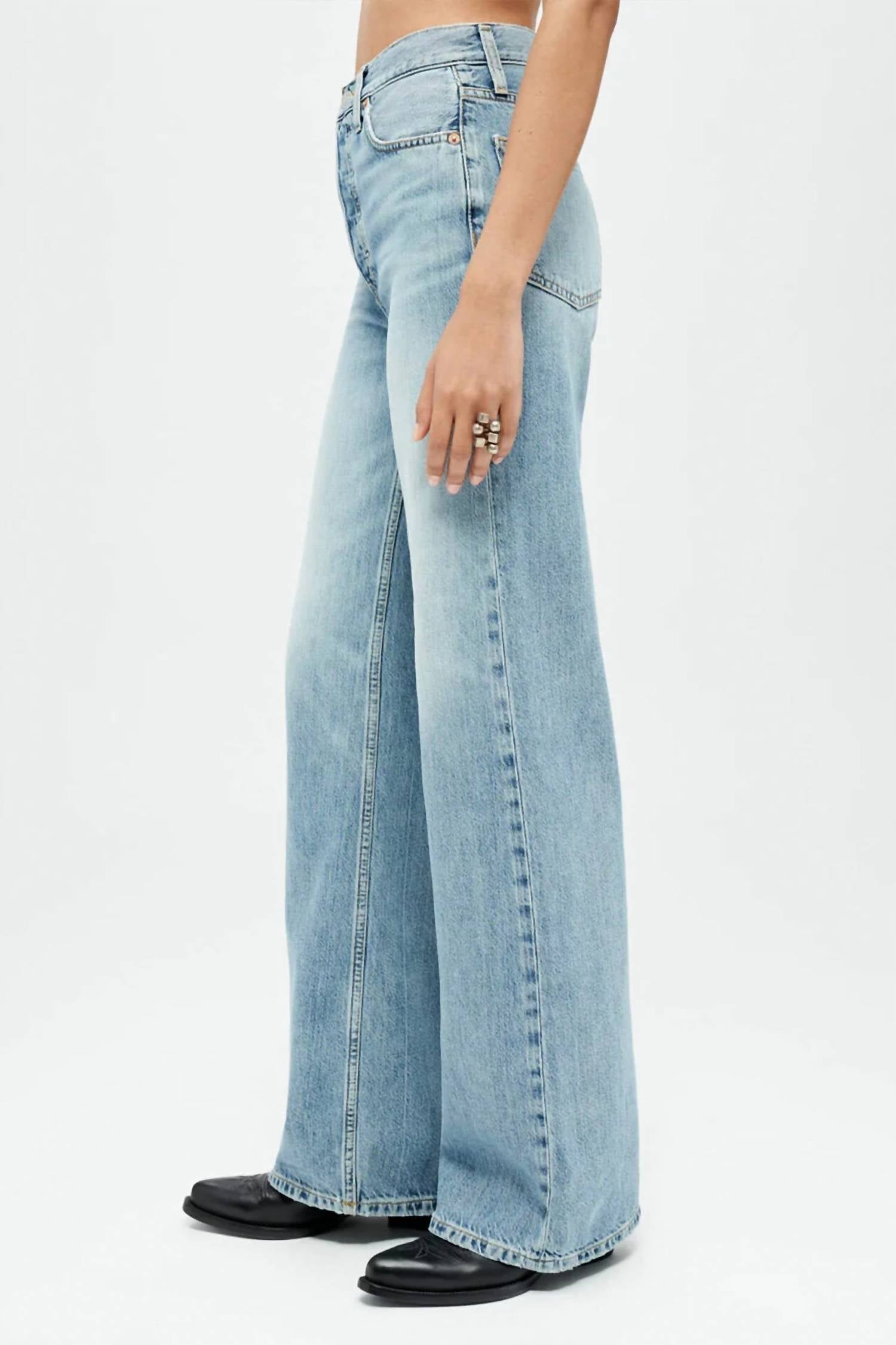 Re/Done - Ultra High Rise Wide Leg Jeans