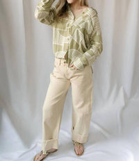 Flying Monkey - Sedona Cuffed Crop Barrel Jeans