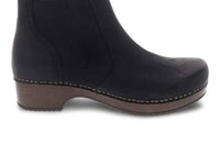 dansko Women's Barbara Burnished Nubuck Bootie in black - women's shoe