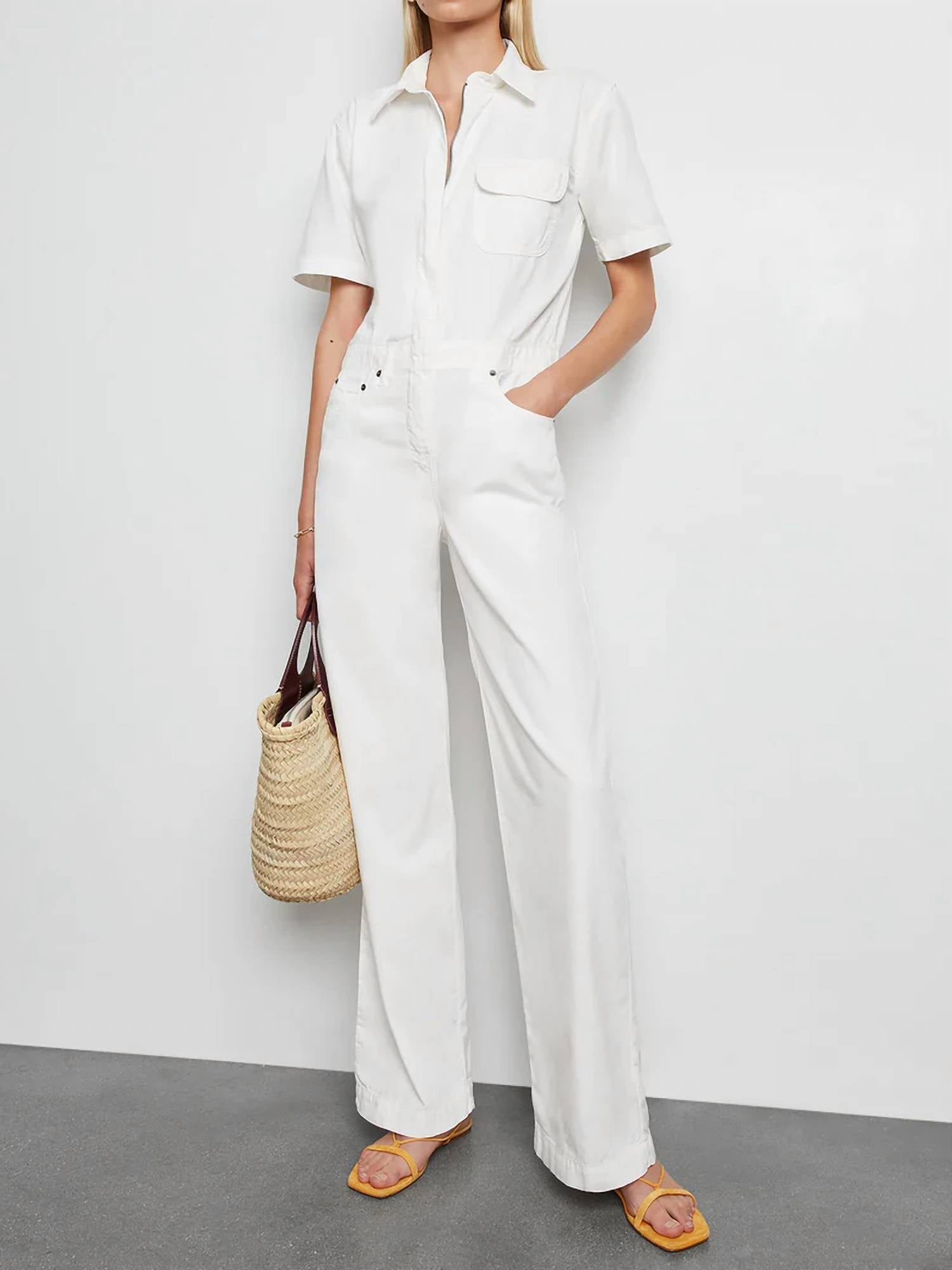 Rivet Utility - Pre-loved Girlfriend Denim Jumpsuit