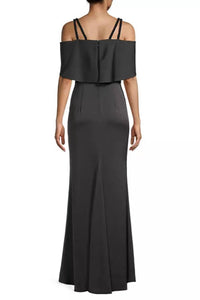 Aidan Mattox - Women's Double Strap Satin Column Gown