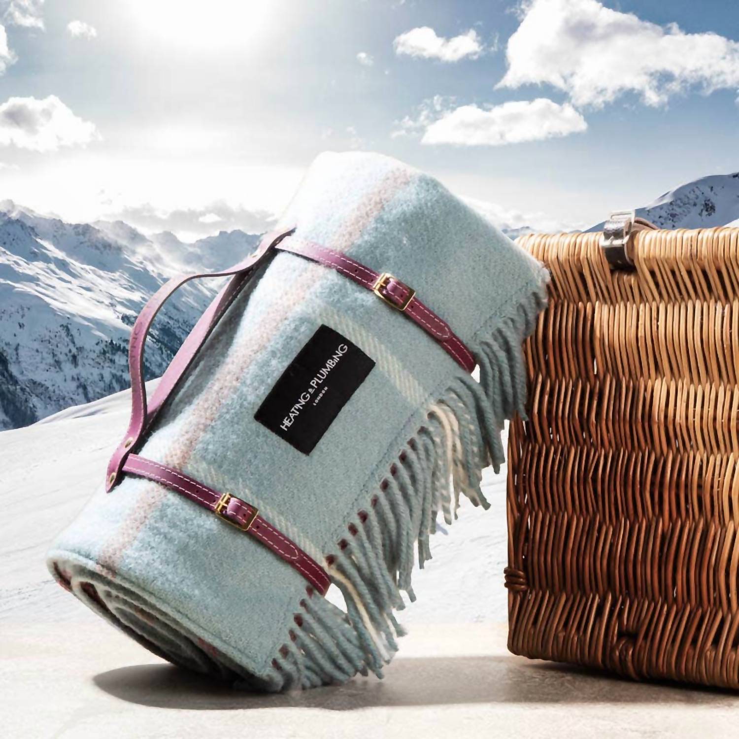 Heating & Plumbing London - Pure New Wool Picnic Blanket