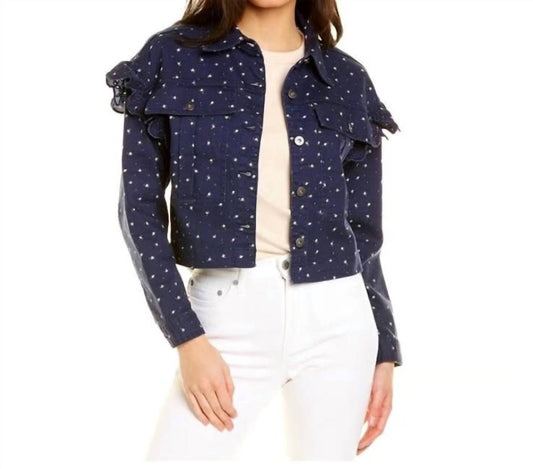 Something Navy - Celeste Ruffle Jacket