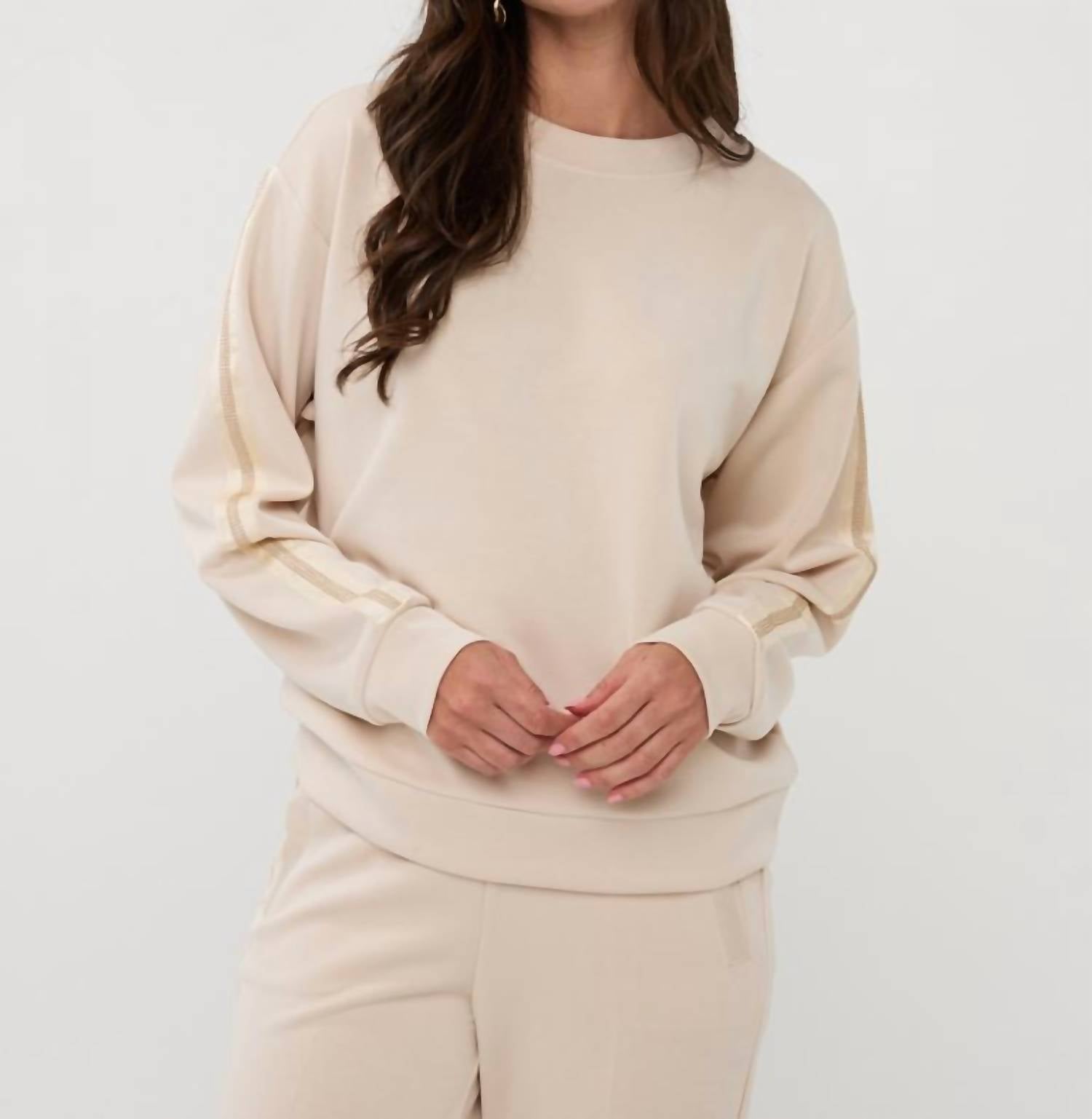 Esqualo - Rhinestones Modal Sweater