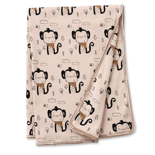 Tesa Babe - Funky Monkey Stroller Blanket