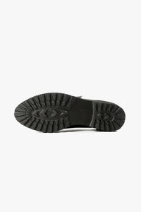 All Black - Women's Buckle Lugg Jane Shoes