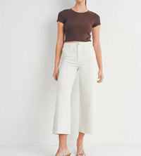 Just Black Denim - Scissor Cut Wide Leg Pants