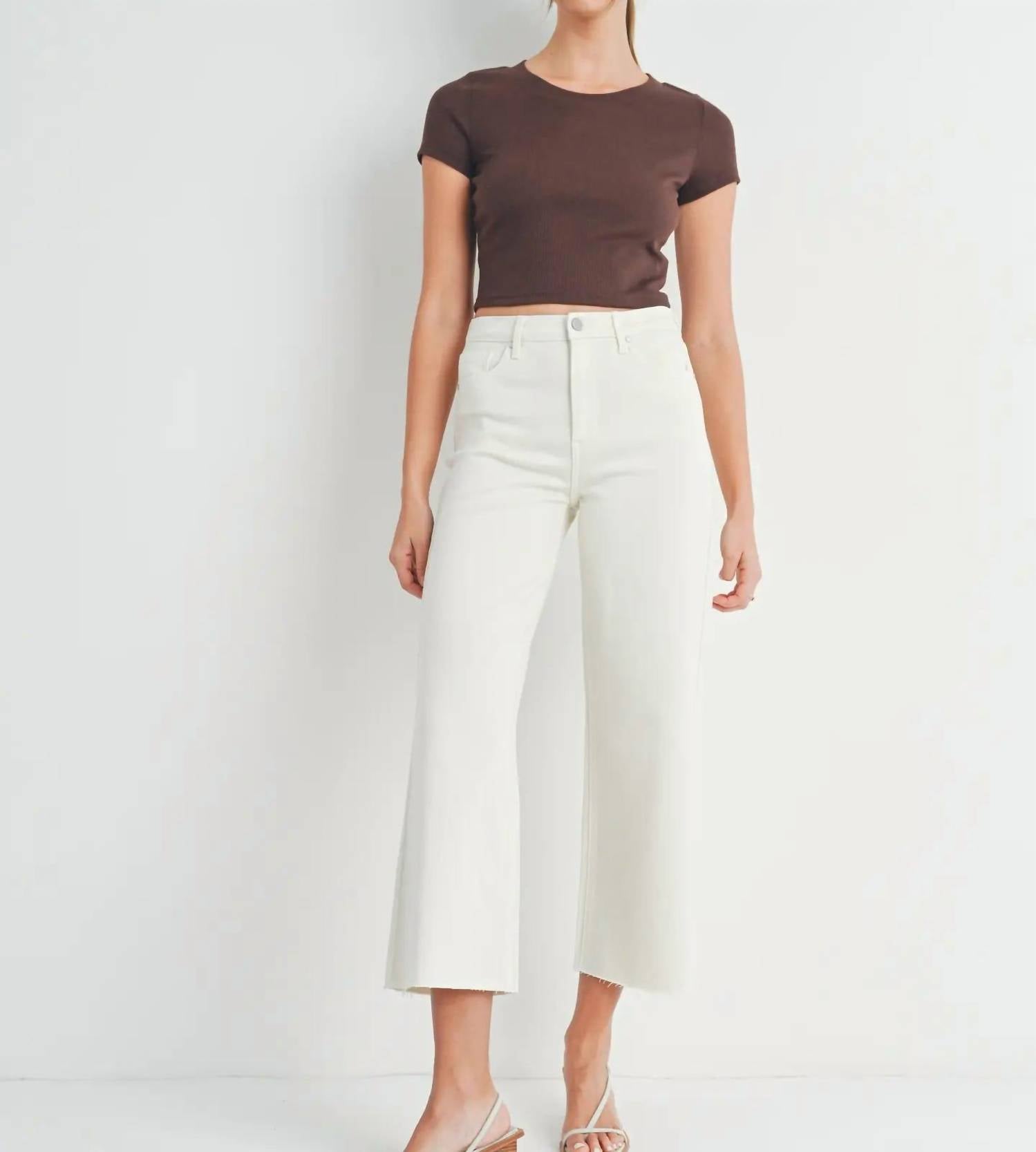 Just Black Denim - Scissor Cut Wide Leg Pants