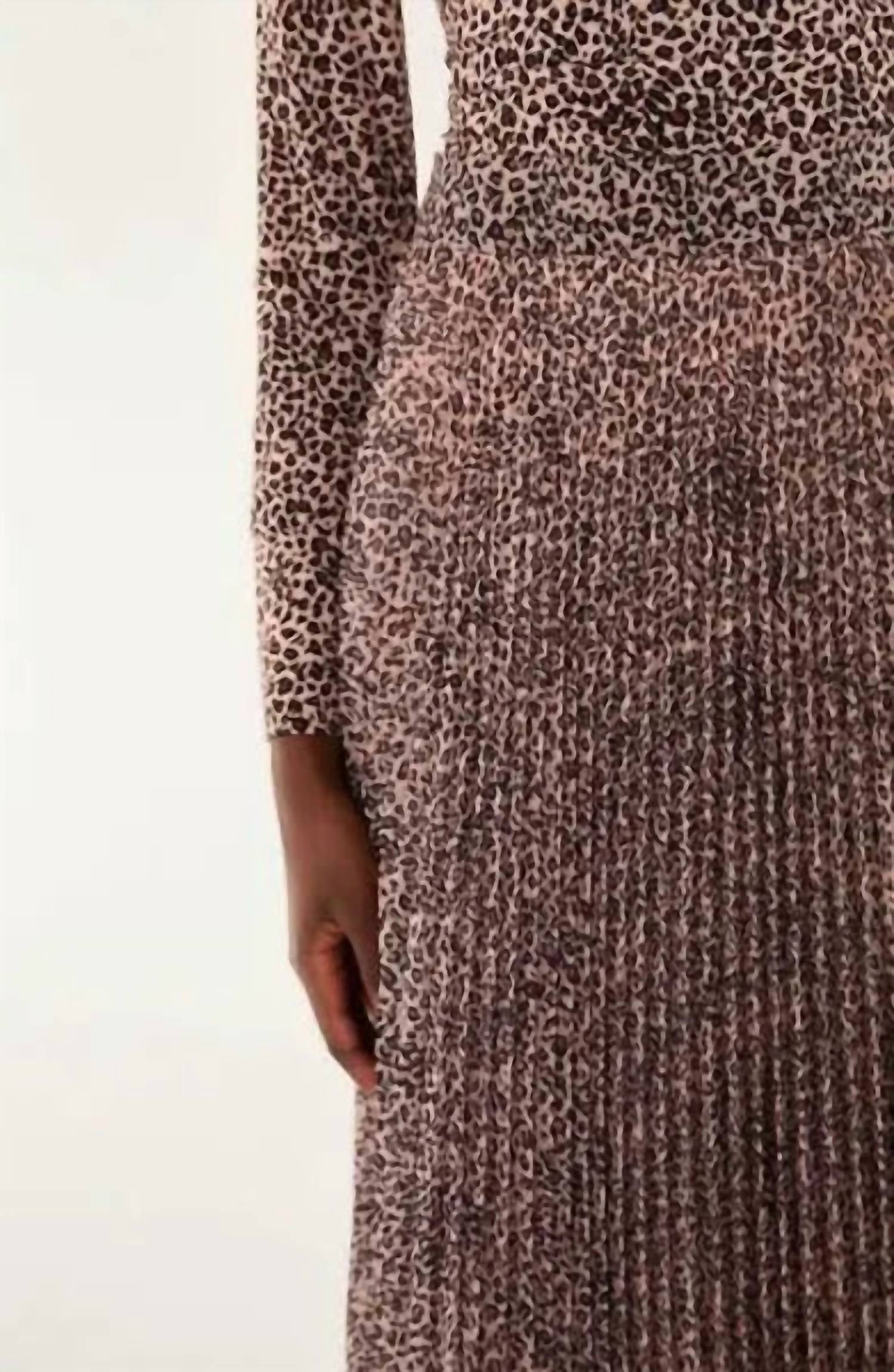 Farm Rio - Baby Leopard Pleated Maxi Skirt