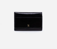 HOBO Women's Jill Trifold Wallet in black - women's bag
