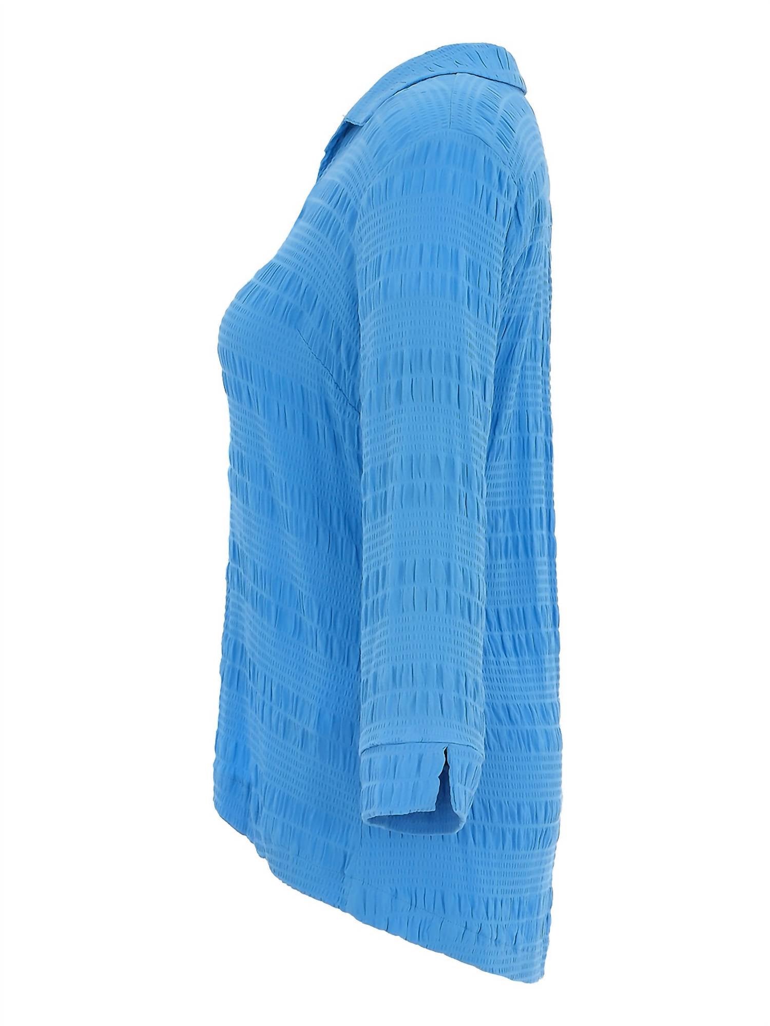 Fdj - On The Boardwalk Crinkle Shirt - Plus