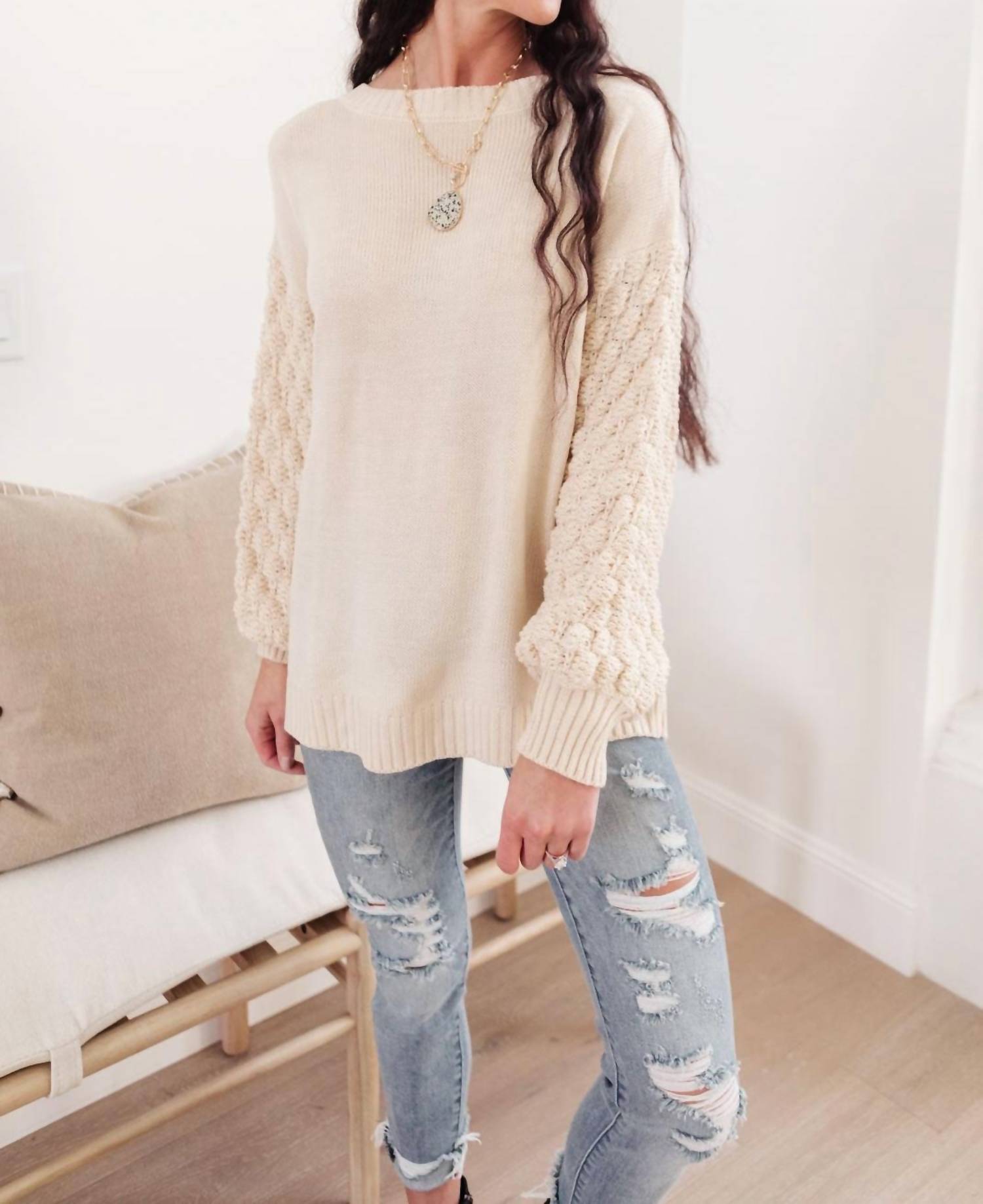 Bubbly B Sweater