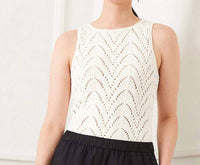 Karen Kane - Crochet Sweater Tank Top