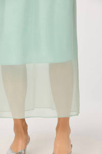 ASTR Keyara Flowing Silhouette Skirt in mint - women's skirt - alternate view