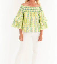 Ck Bradley - Santorini Off-the-shoulder Top