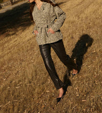 Sunday Edition - FADED FAUX LEATHER PANTS