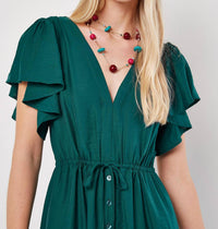 Apricot - Angel Sleeveless Back Dress