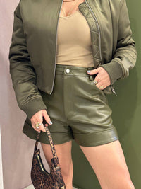 Endless Rose - Faux Leather Shorts