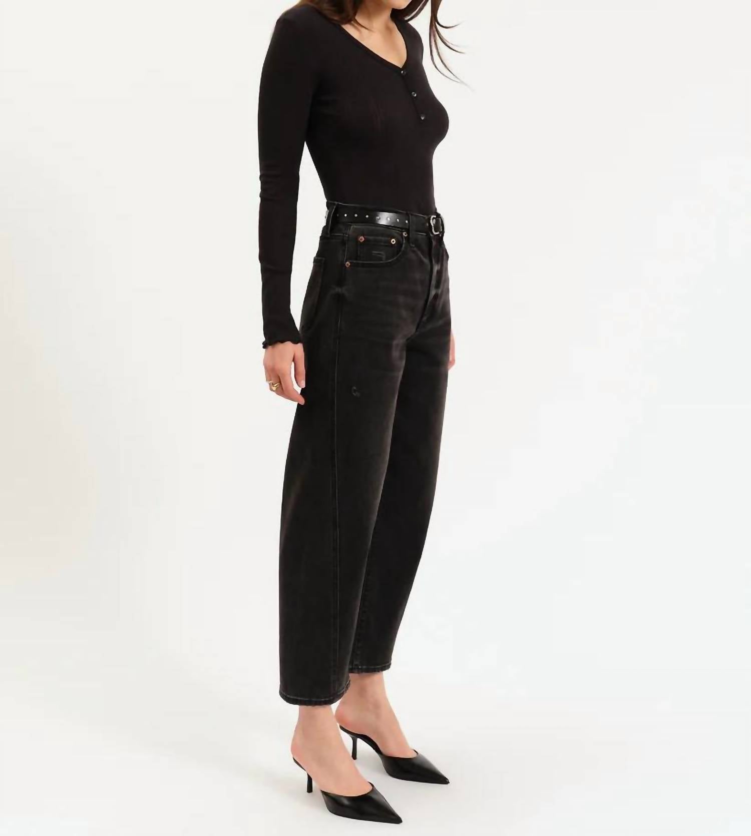 Daze - Westward High Rise Barrel Jeans