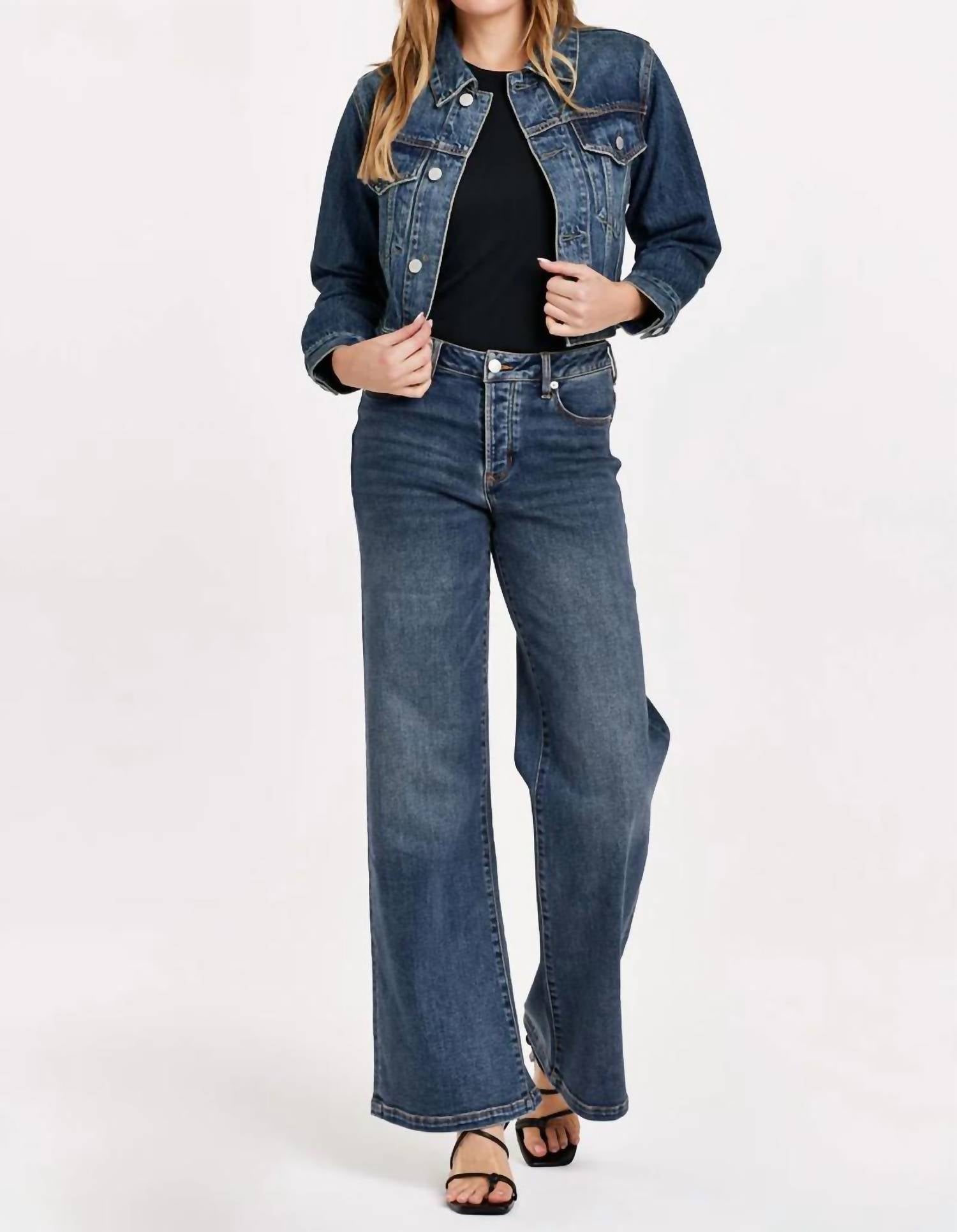 Dear John Denim - Abigail Classic Cropped Denim Jacket