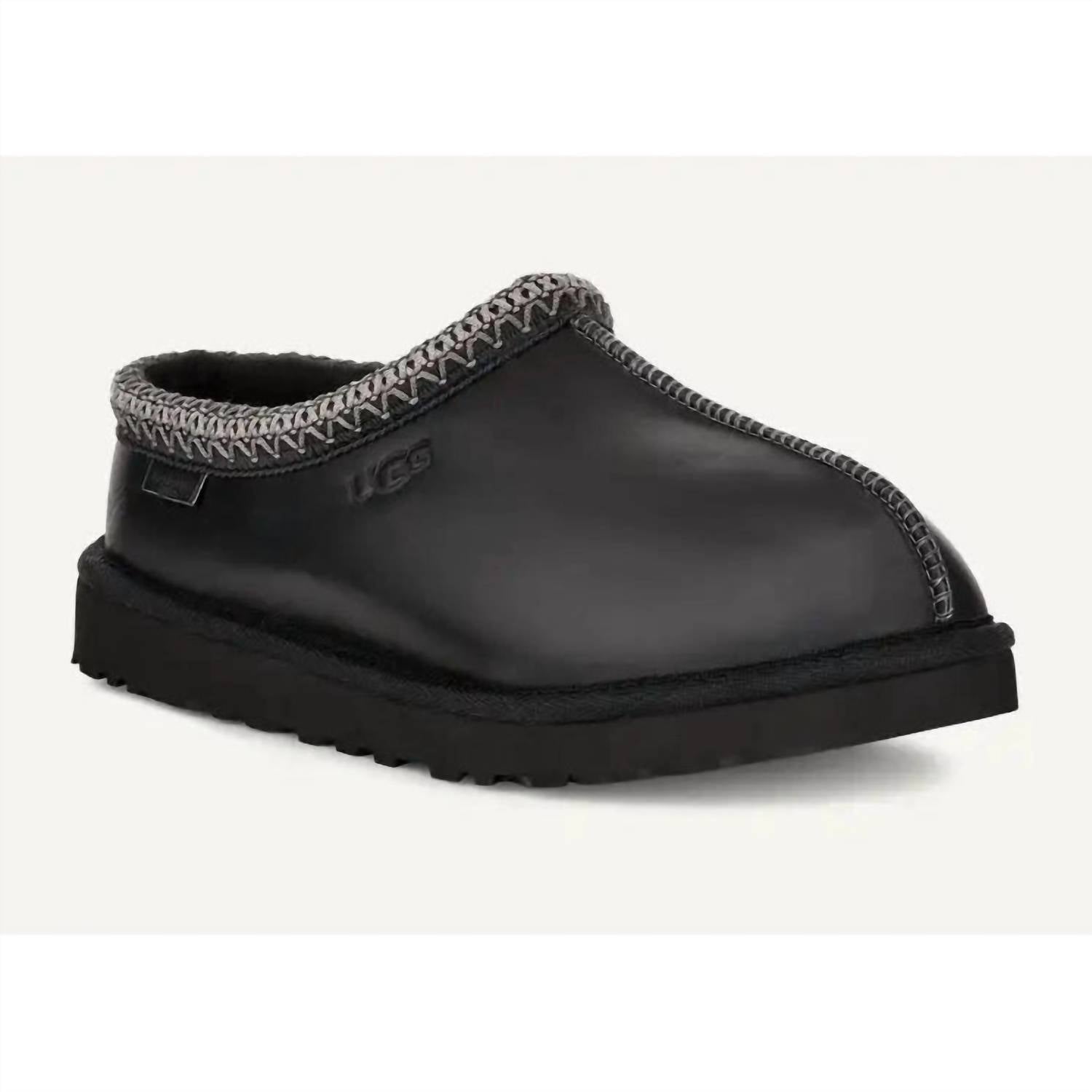 Ugg - Men's Tasman Leather Regenerate Slippers