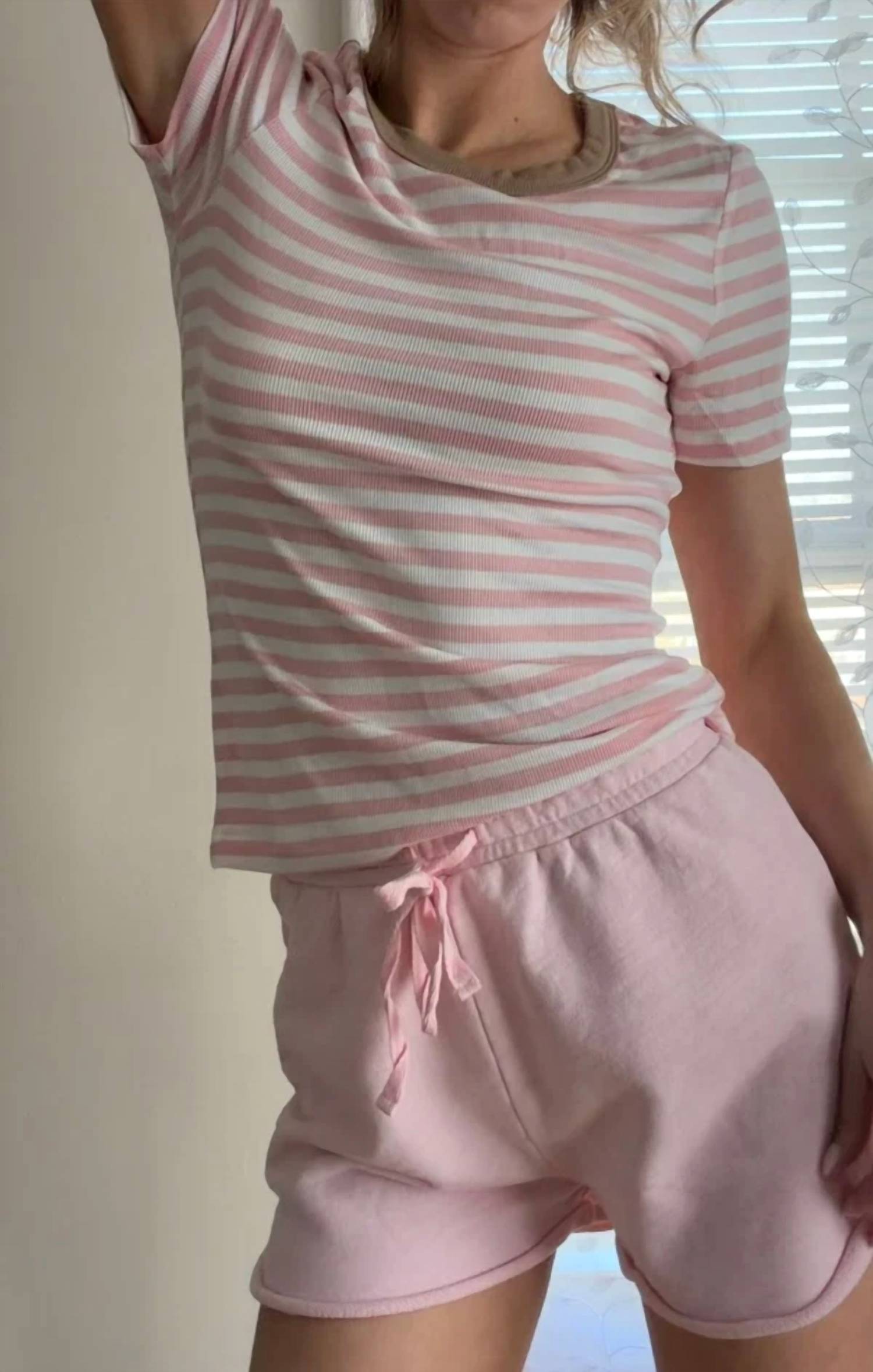 Bobi - Roll Cuff Tie Waist Short