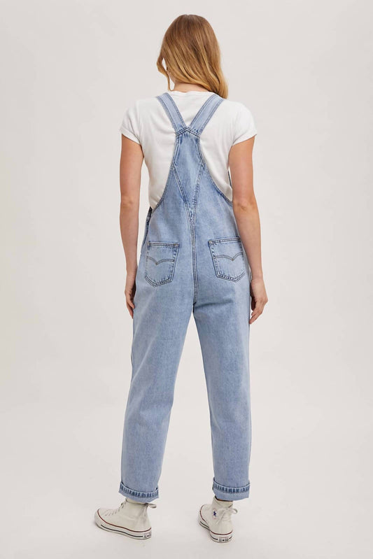 Bluivy - Denim Straight leg Overalls
