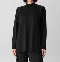 Eileen Fisher - Knit Mock Neck Long Sleeve Tunic
