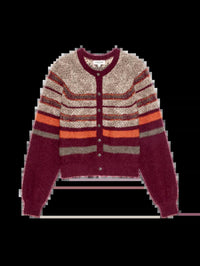 Nation LTD Lulu Cardigan in mazama fair isle - women's cardigan - view 6