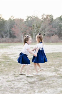 The Proper Peony - Girl's Francois Dotted Skirt