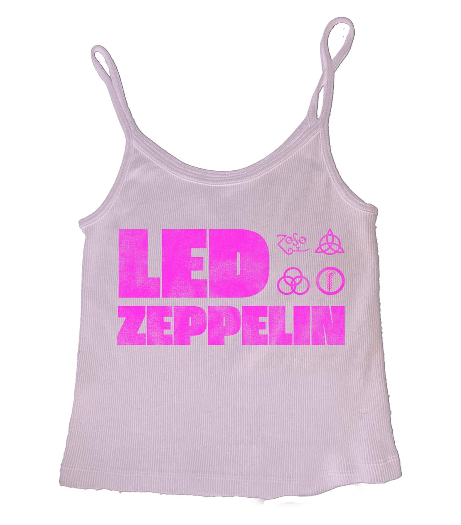 Rowdy Sprout - Girls Preppy Led Zeppelin Tank