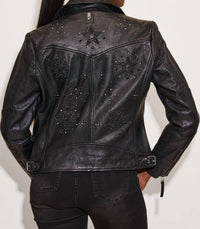 Mauritius - Studded Moto Jacket