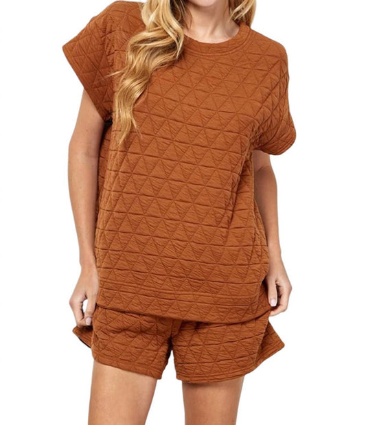 See And Be Seen - QUILTED SHORT SLEEVE TOP