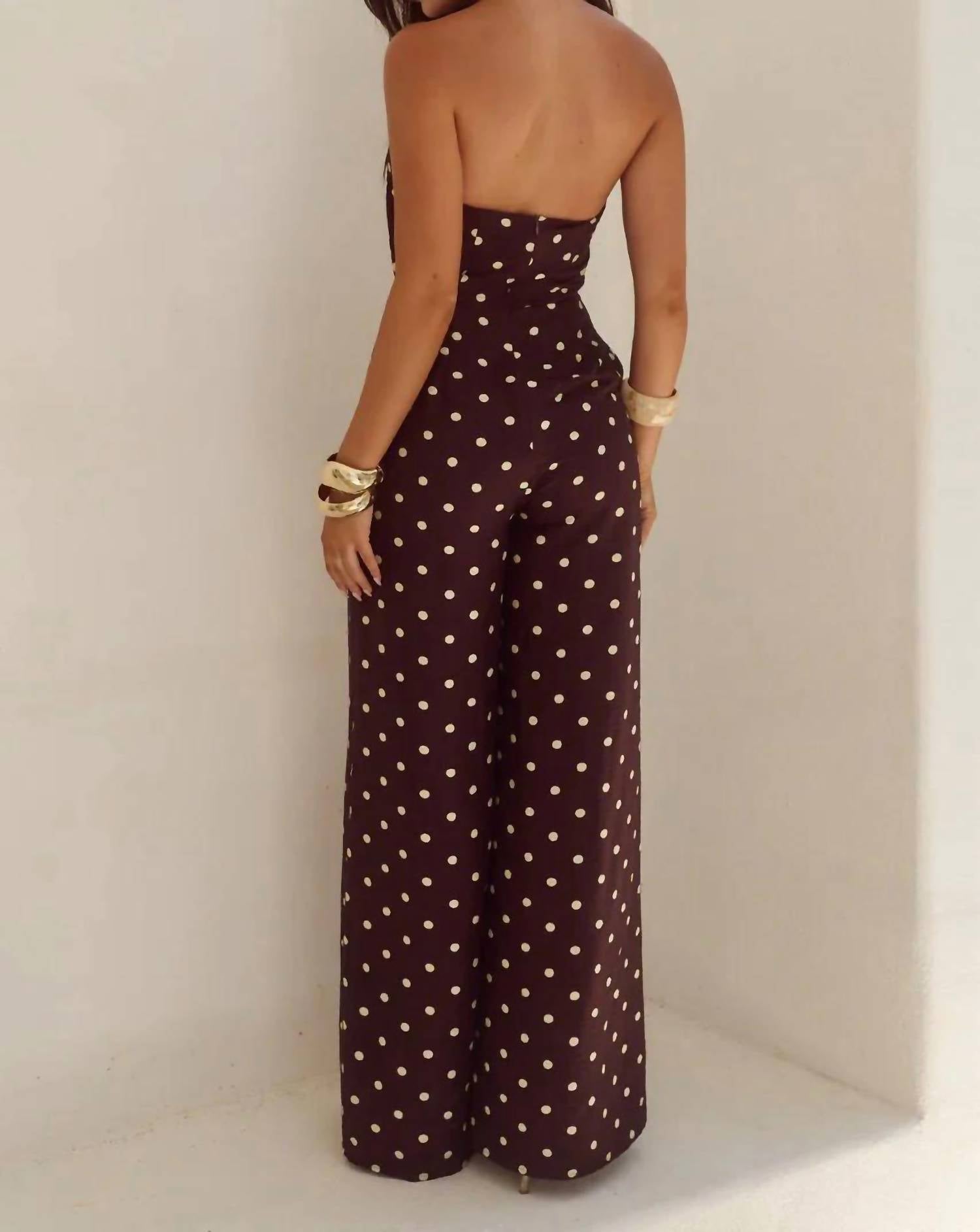 Runaway - Arlette Halter Jumpsuit