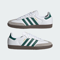 adidas Men's Samba Casual Sneakers in cloud white collegiate green clear granite - men's sneaker - view 5
