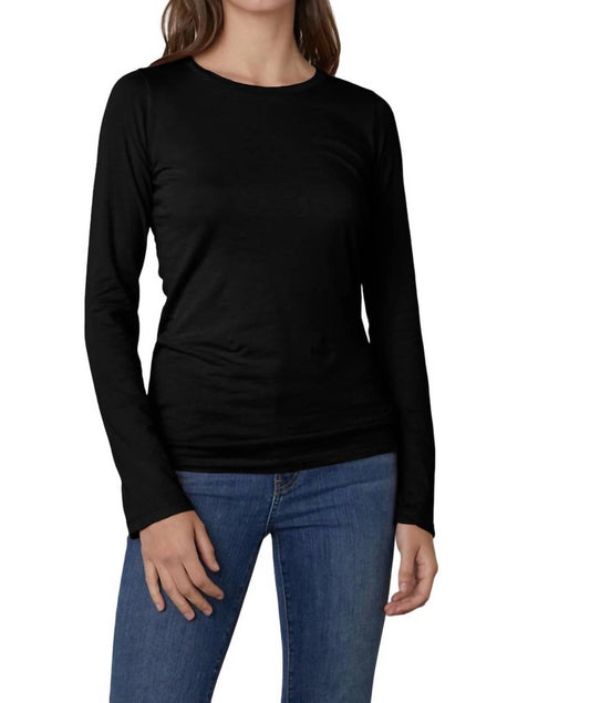 Velvet By Graham & Spencer - ZOFINA FITTED LONG SLEEVE TEE