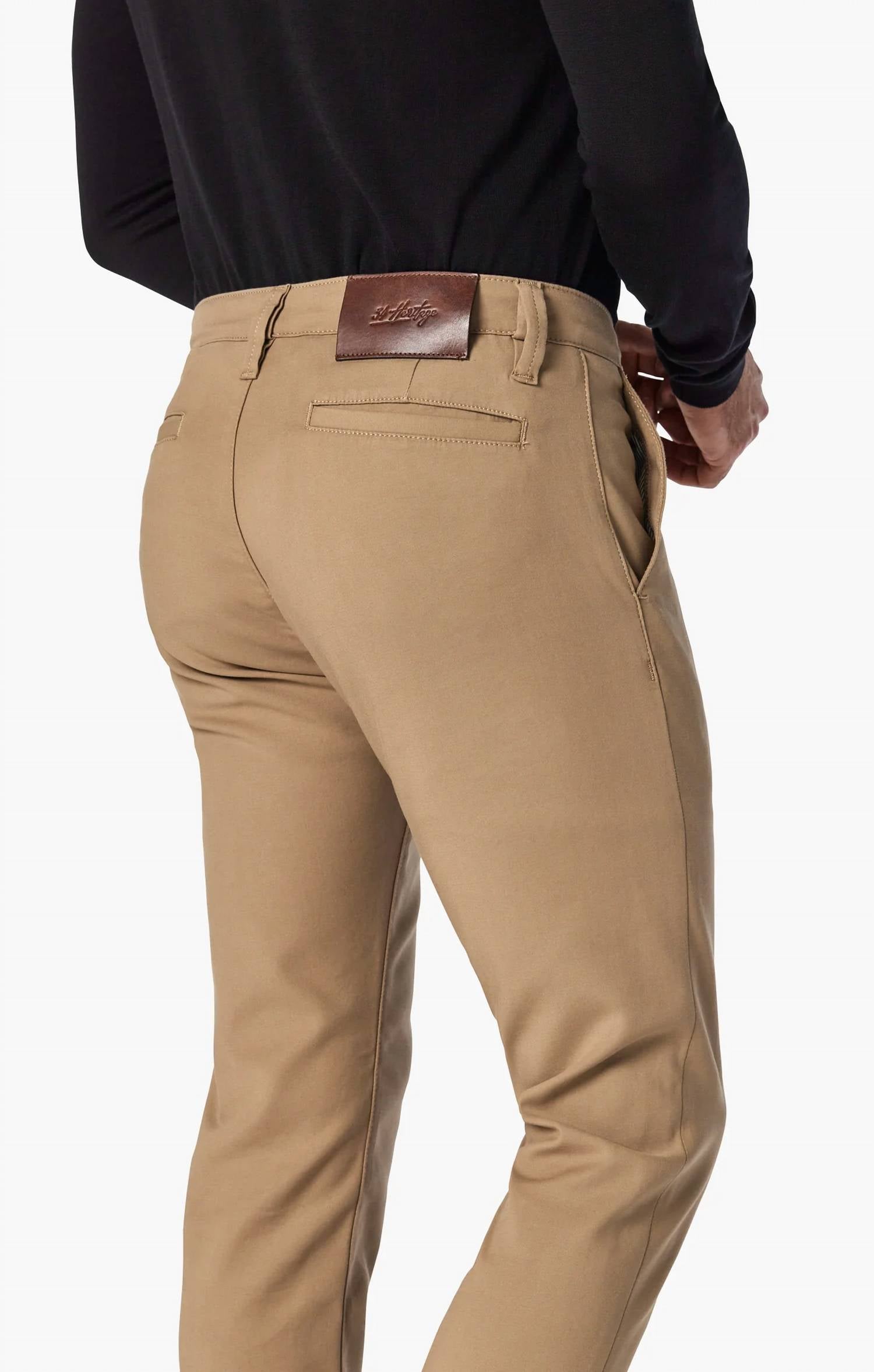 34 Heritage Verona Chino Pants in khaki high flyer - men's pants - view 5