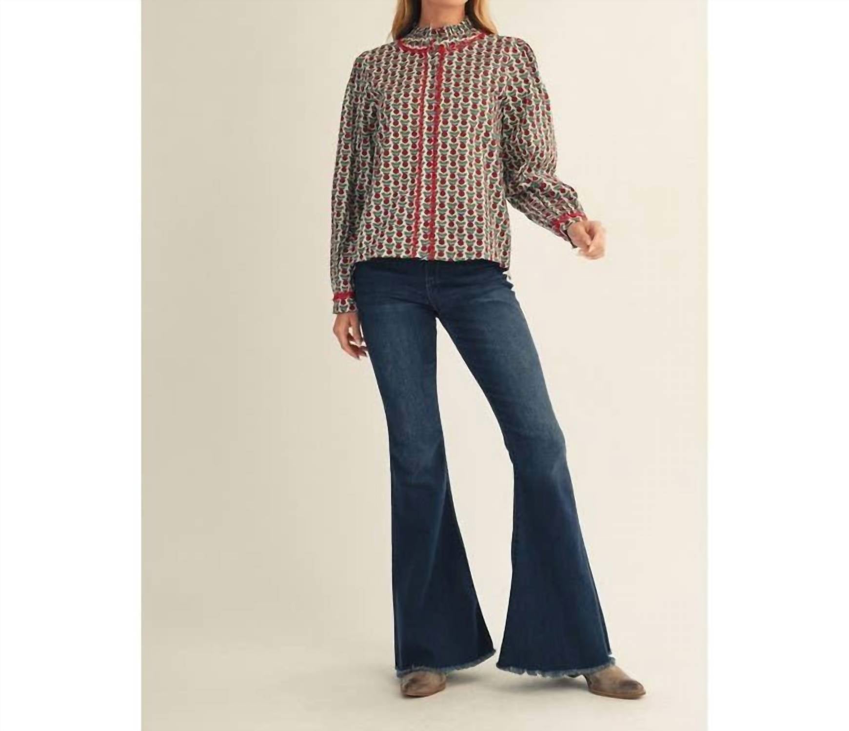 Style Usa - Rowan Vintage Floral Top