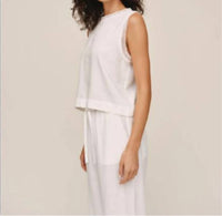 Bella Dahl - Sleeveless Crochet Edge Top