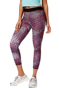 Hue - Women's Exposed Waistband Active Capri Leggings