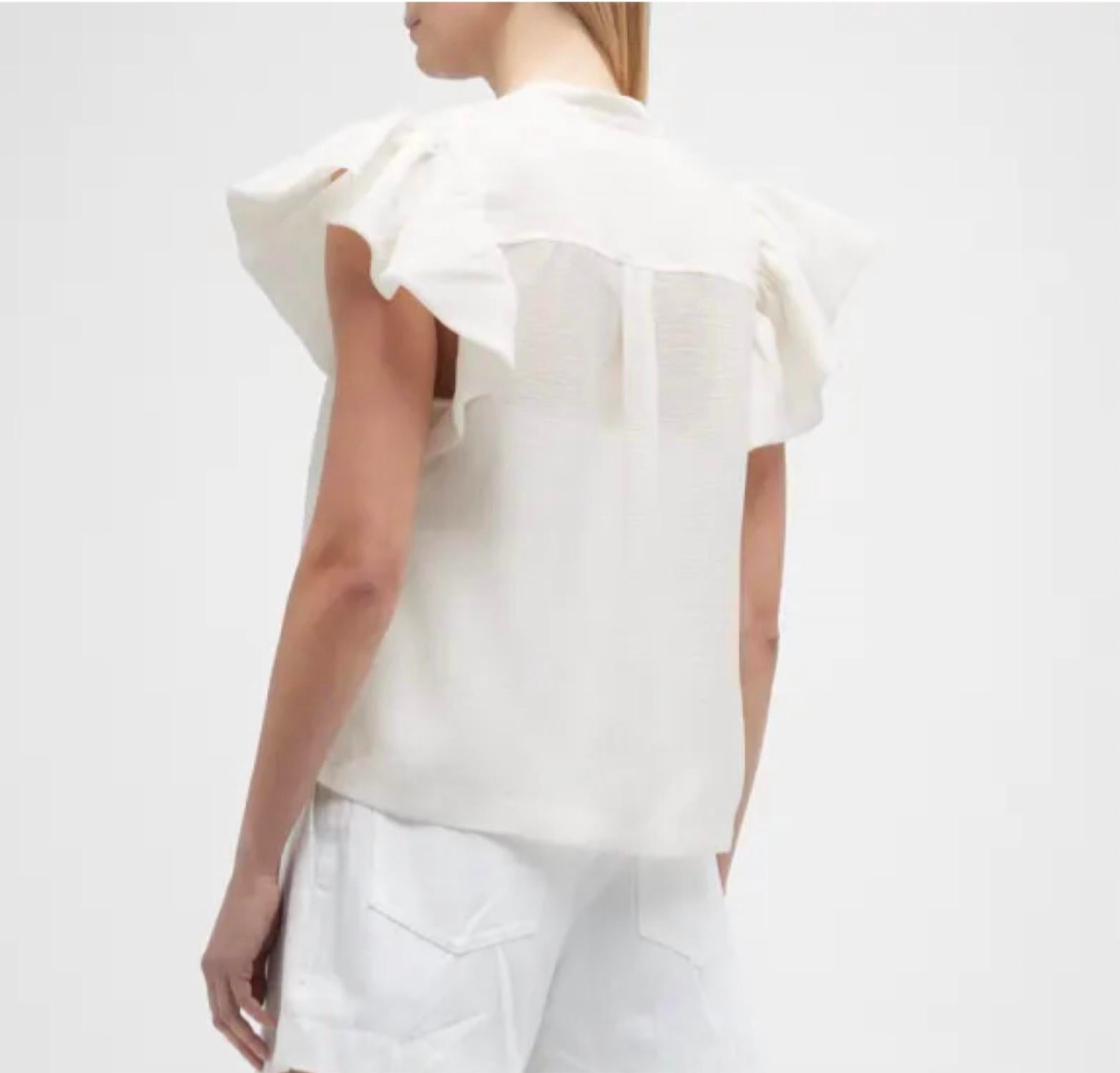 Ayme Ruffle Top