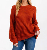 Wholesale Fashion Trends - Long Balloon Sleeve Pullover